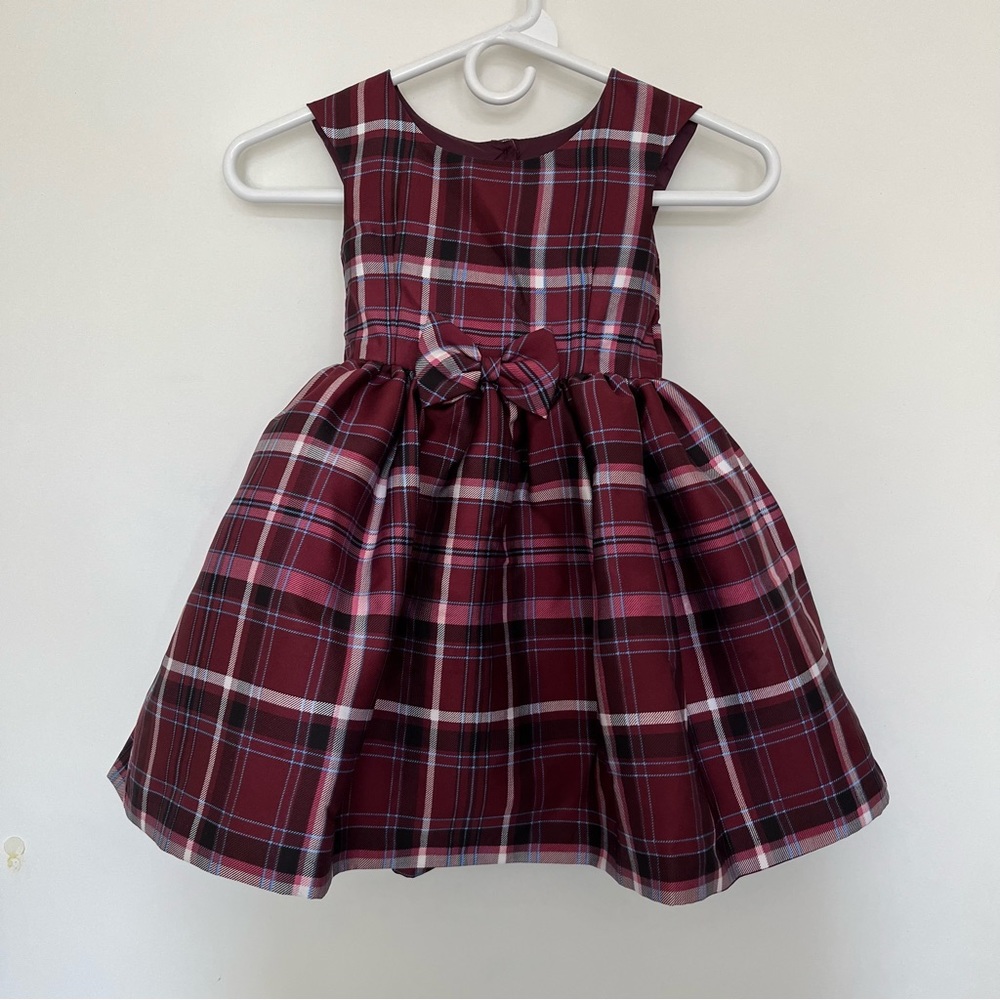 Laura Ashley plaid dress 4T new wo tag